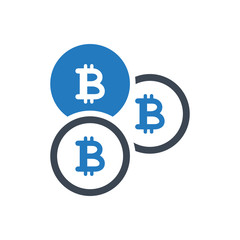 Obraz premium Bit Coin Icon