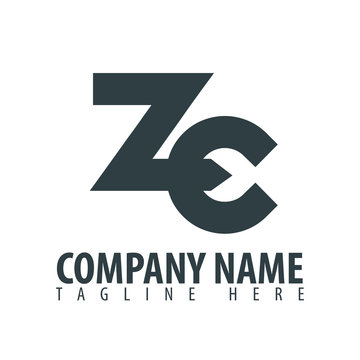 Initial Letter ZC Design Logo
