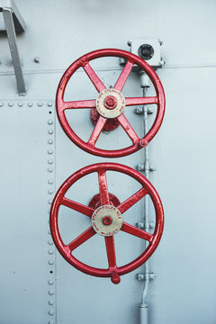 Vintage steam valve wheels