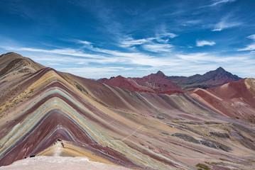 Plakat Rainbow Mountain near Cusco, Peru. Altitude 5200m.