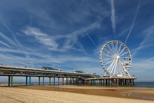 Am Strand von Scheveningen