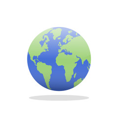 Earth logo for web design