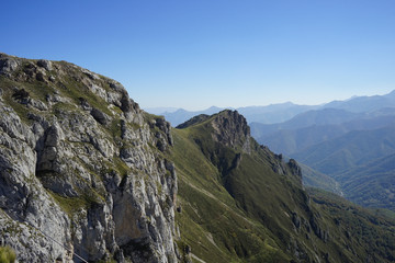 Fototapeta na wymiar Cumbres de los Picos de Europa