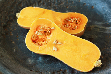 Delicious orange butternut pumkin 