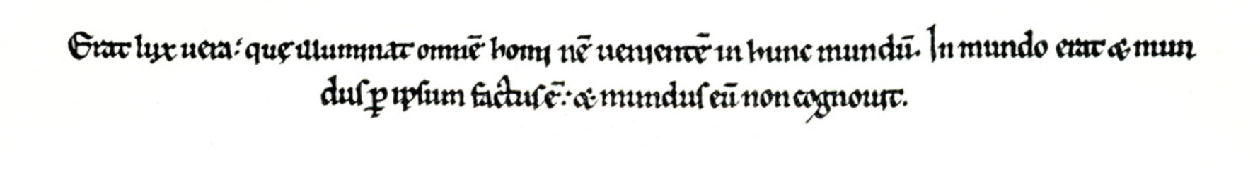Carolingian minuscule, 12th century (from Meyers Lexikon, 1896, 13/420/421)