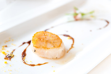 Grilled fried scallop