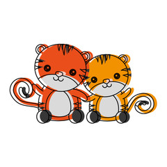 Fototapeta premium cute animals design