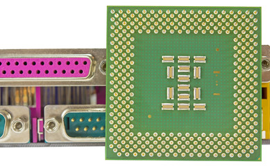 cpu pins and circuit mother board