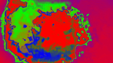 Abstract background Psychedelic art. Digital illustration. 3d rendering