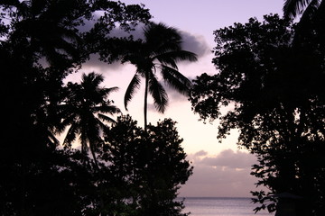 Coucher de soleil Seychelles