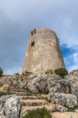 Tour d'Albercutx sur l'île de Majorque (Îles Baléares, Espagne)