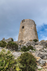 Fototapeta na wymiar Tour d'Albercutx sur l'île de Majorque (Îles Baléares, Espagne)