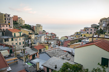 Obraz premium Village by the sea