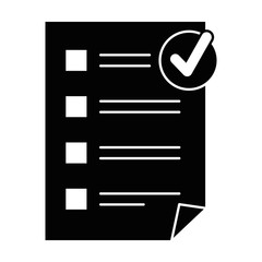 paper document checklist icon