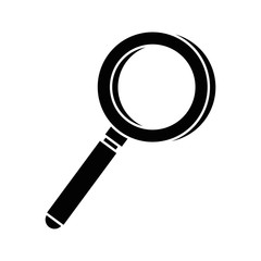 magnifying glass isolated icon
