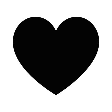 heart love silhouette icon