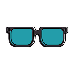 eye glasses isolated icon