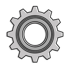 gear machine isolated icon