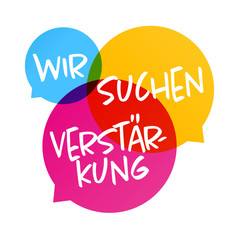 Wir suchen Verstärkung