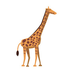 Fototapeta premium giraffe vector illustration