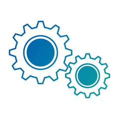 gear machine isolated icon