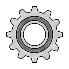 gear machine isolated icon
