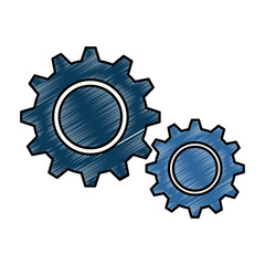 gear machine isolated icon
