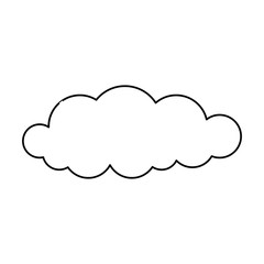 cloud sky silhouette icon