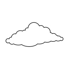 cloud sky silhouette icon