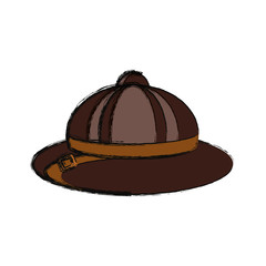 safari hat  vector illustration
