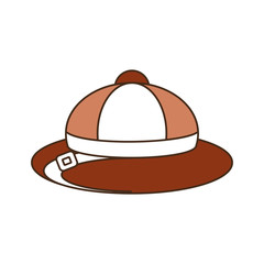 safari hat  vector illustration