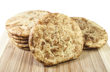 Snickerdoodle cookies whit cinnamon 