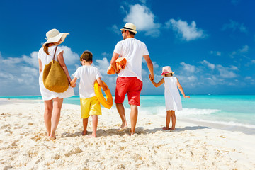 Family beach vacation