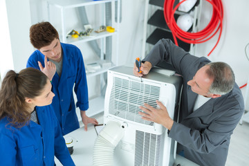 learning to repair an industrial air conditioning compressor