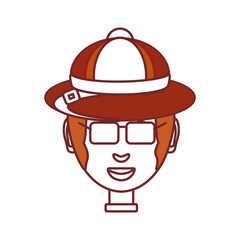 man face  vector illustration