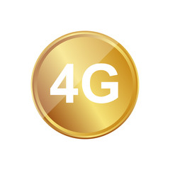 Gold Münze - 4G Datenverbindung
