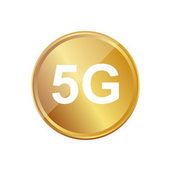 Gold Münze - 5G Breitband