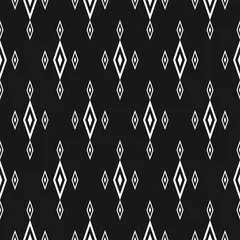 Foto auf Alu-Dibond Rauten Rauten nahtloses Muster, traditionelle geometrische Ornamentbeschaffenheit
