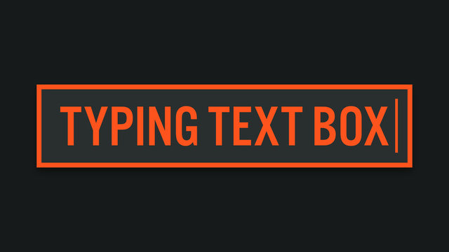 Typing Text Box