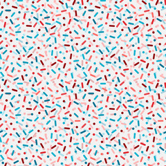 lines and dots seamless bright pattern