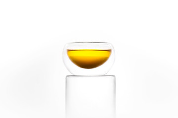 Tea cup with green tea