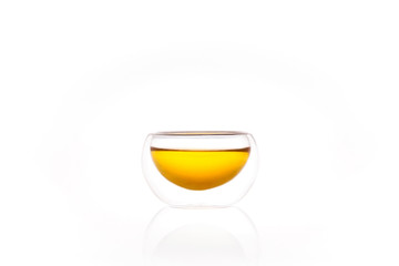 Tea cup with green tea
