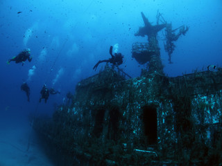 Fototapeta na wymiar Scuba Diving Malta