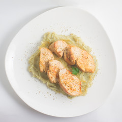 Chicken Fillet with sweet potato puree