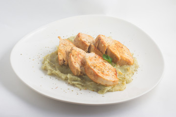 Chicken Fillet with sweet potato puree