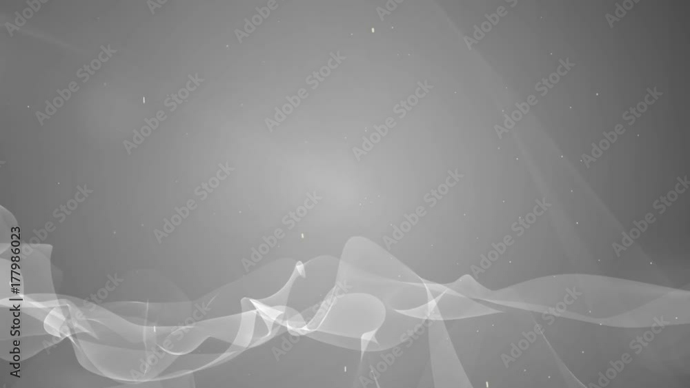 Poster abstract white soft light transparent waves streaks background seamless loop 2