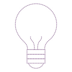 bulb light isolated icon