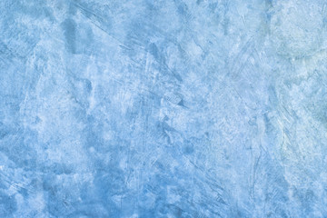Abstract blue background raw exposed cement with texture.
