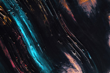 Abstract painting detail texture background with brushstrokes