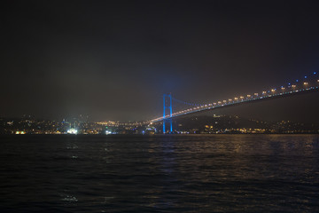 Fototapeta na wymiar Bosphorus Bridge İstanbul